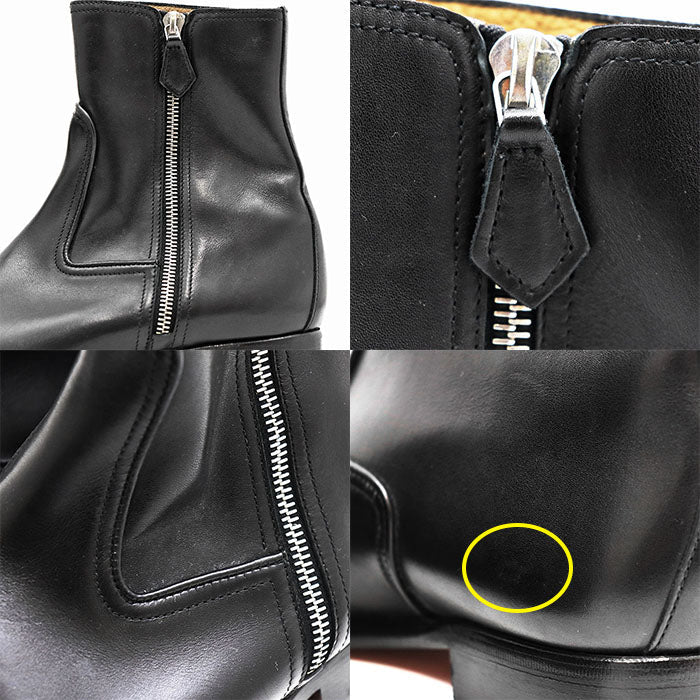 エルメス OutSide Zip レザーブーツ