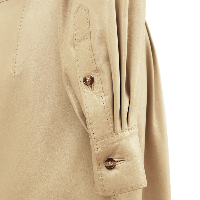エルメス ラムスキンコート