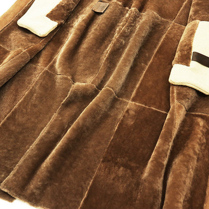 ロエベ ラムスキンロングコート