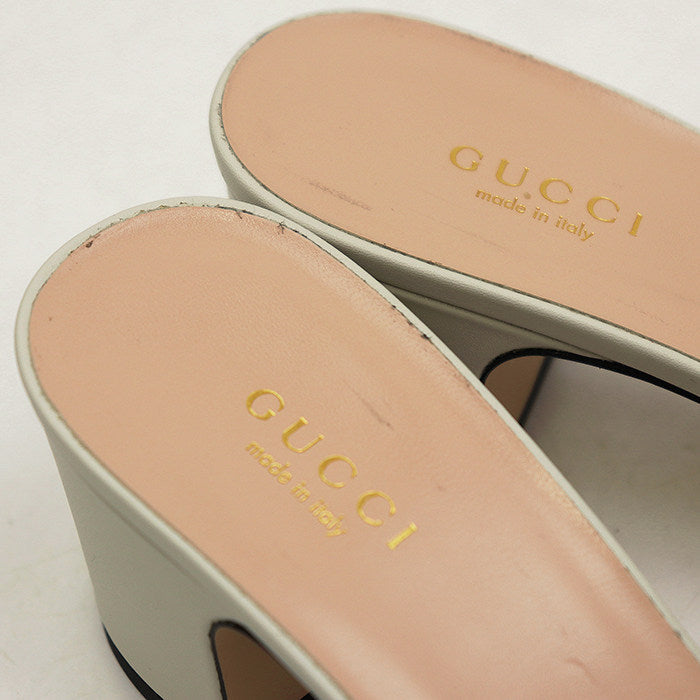グッチ レザーサンダル