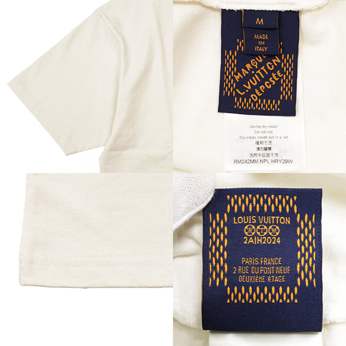 ルイヴィトン LV Lovers コットン半袖Tシャツ
