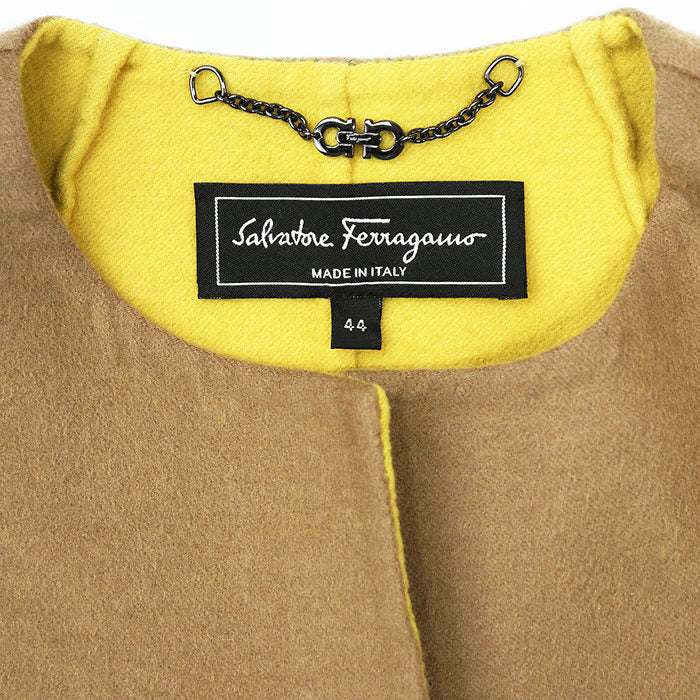 サルヴァトーレ フェラガモ カシミヤウールコート