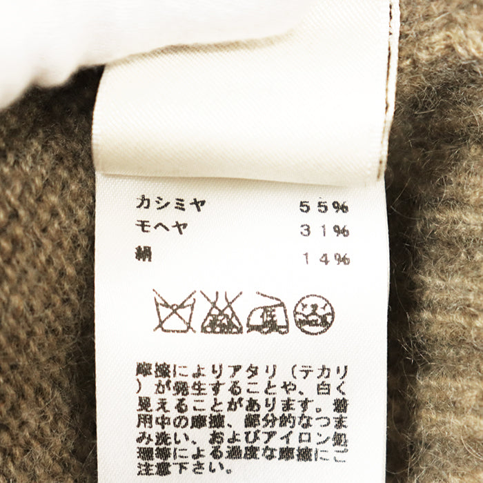 エルメス カシミヤ モヘア シルク タートルネックセーター