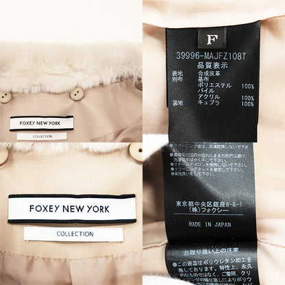 フォクシーニューヨーク フェイクレザージャケット
