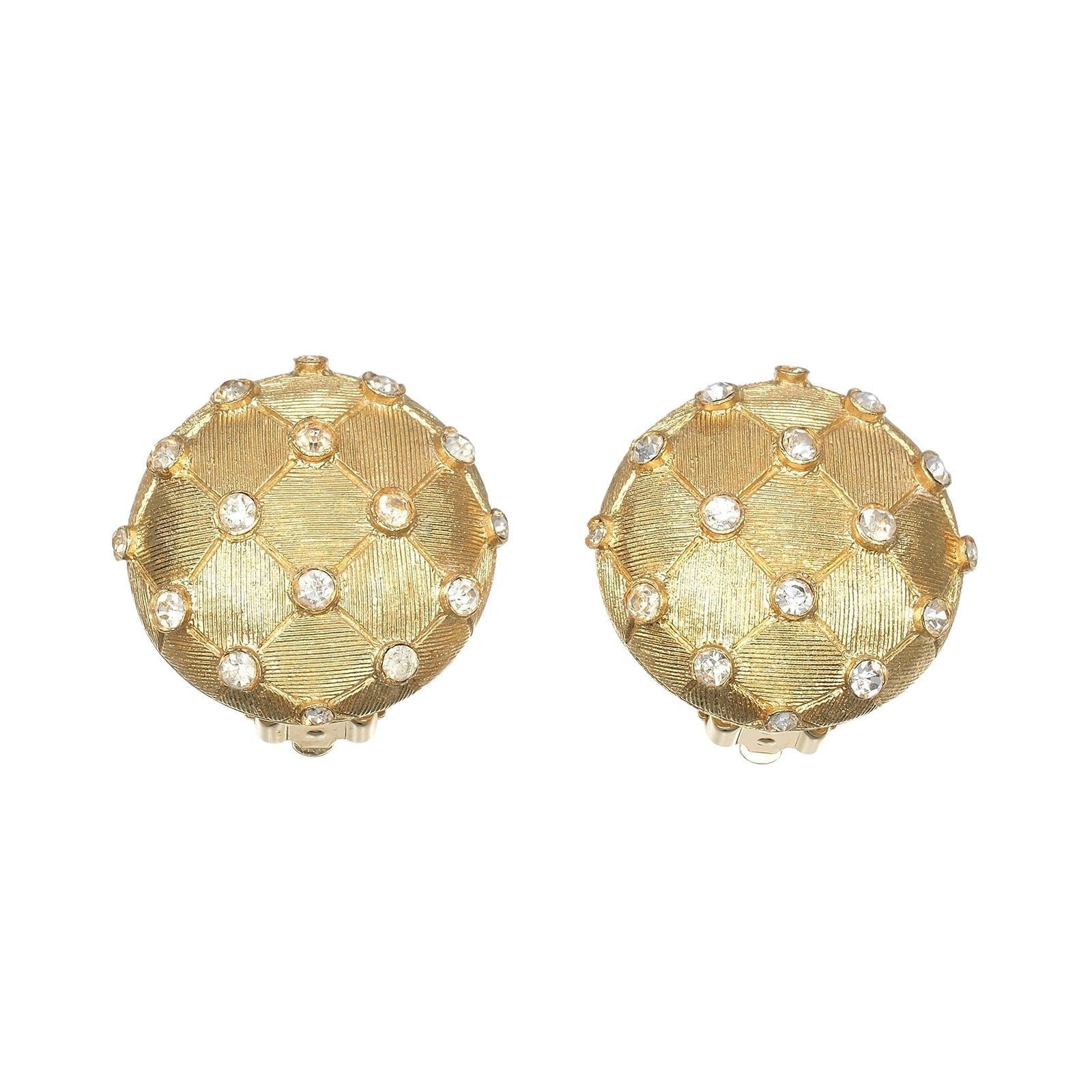 ニナ リッチ ヴィンテージ ラインストーン イヤリング