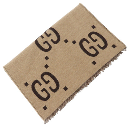 グッチ GGジャカード ウールシルクマフラー