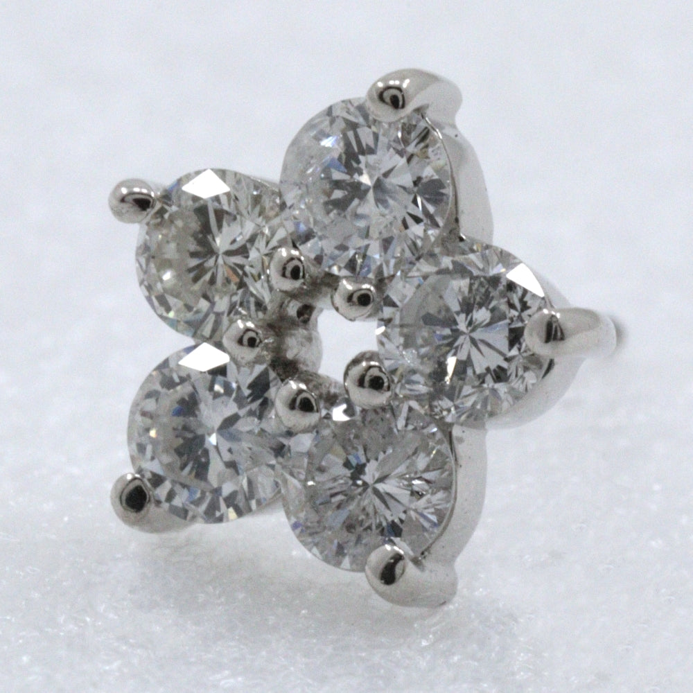 プラチナ ダイヤモンド ピアス
