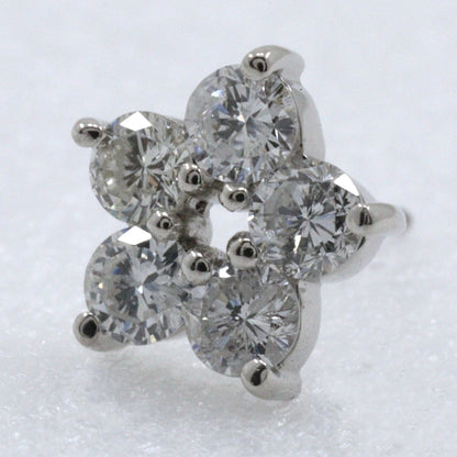 プラチナ ダイヤモンド ピアス