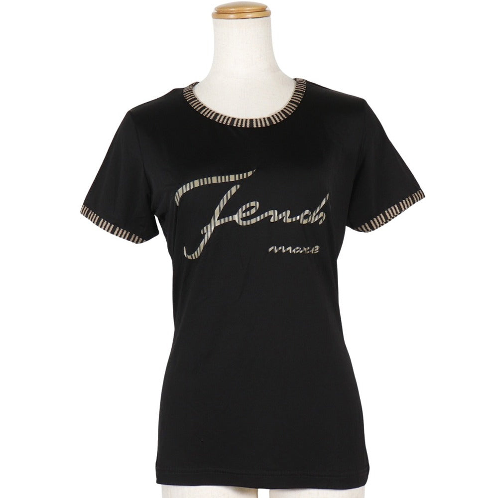 フェンディ ロゴ レーヨン Tシャツ
