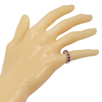 Pt900プラチナルビーダイヤモンドリング
