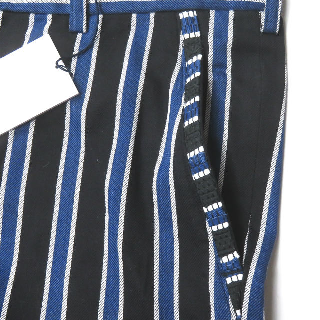 クオン TRIMMED TROUSERS コットンパンツ