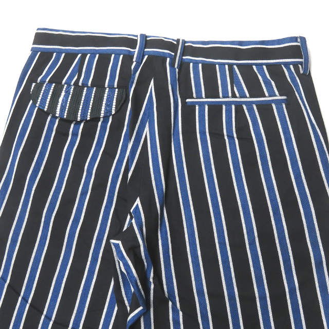 クオン TRIMMED TROUSERS コットン パンツ