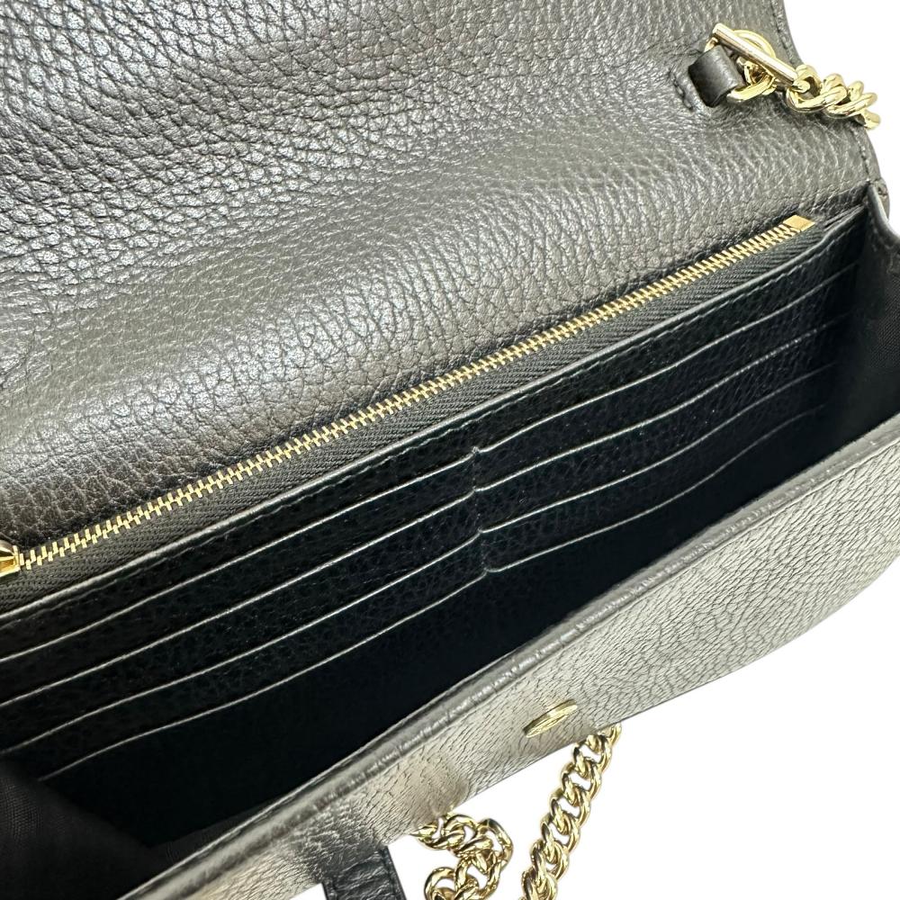 グッチ インターロッキングG レザー 長財布