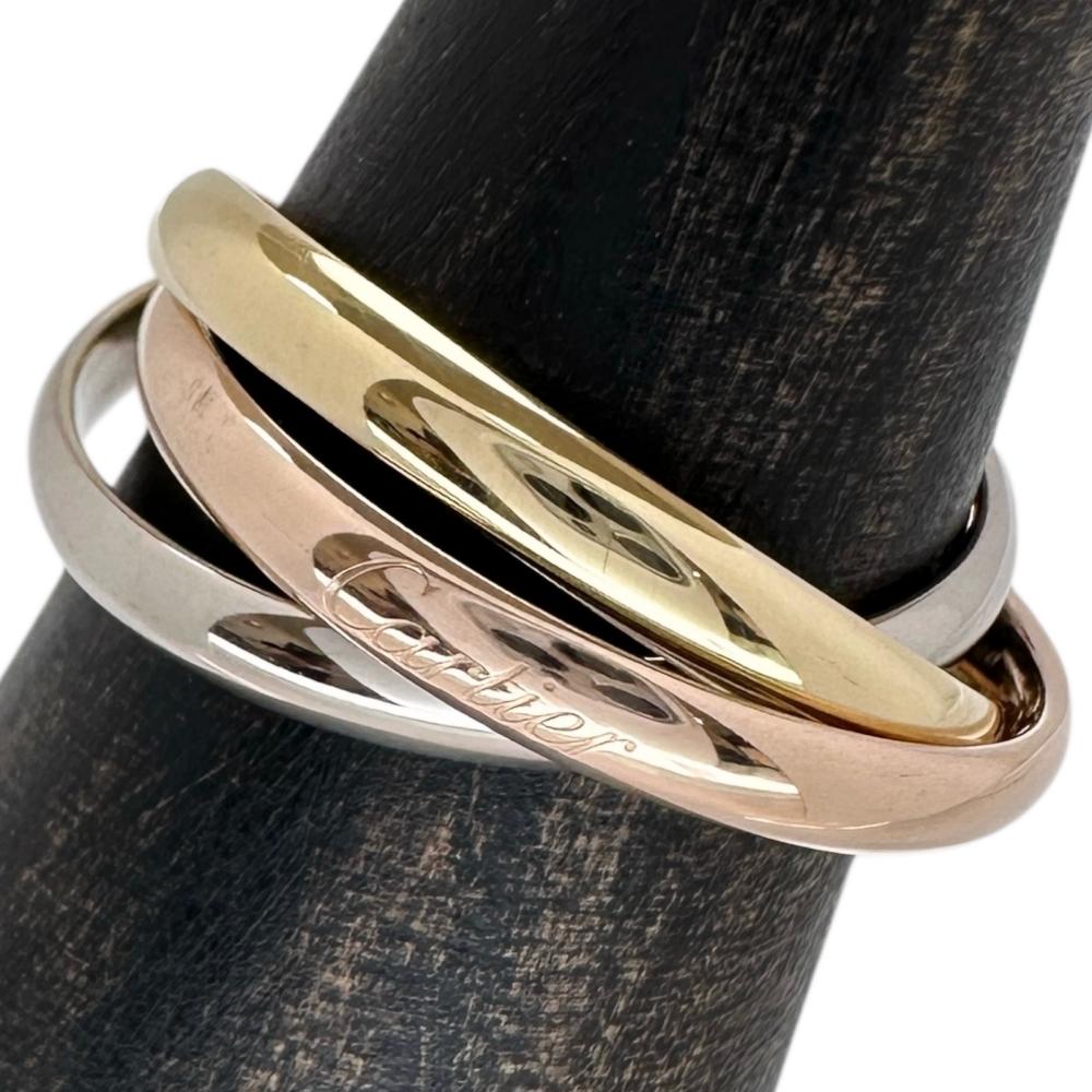 カルティエ トリニティ Au750 リング 15号