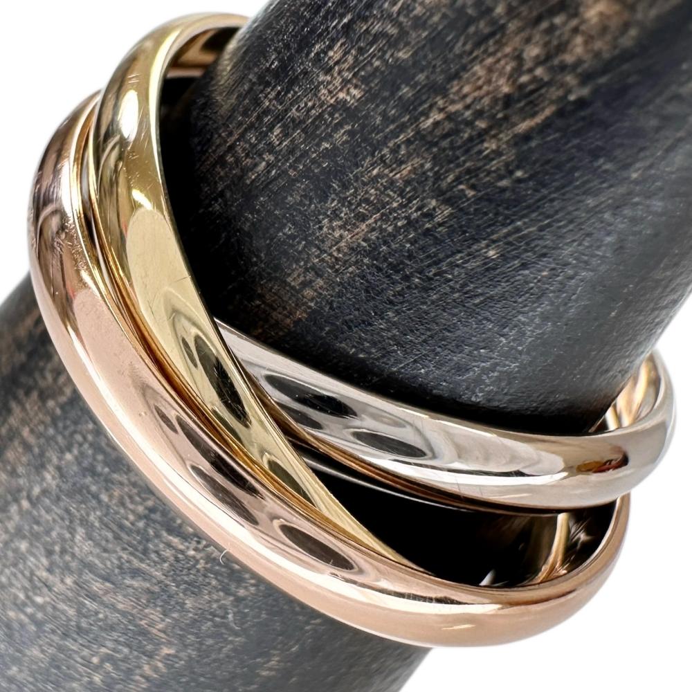 カルティエ トリニティ Au750 リング 15号