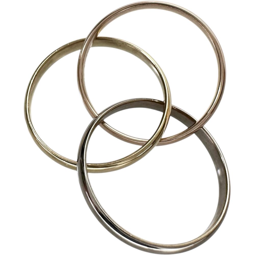 カルティエ トリニティ Au750 リング 15号