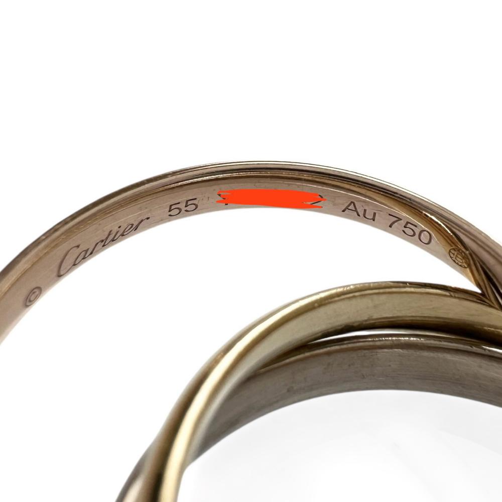 カルティエ トリニティ Au750 リング 15号