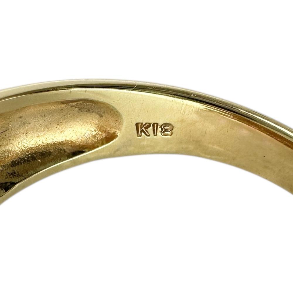 Au750 パンサーモチーフ ルビー ダイヤモンド リング