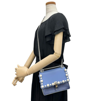 フェンディ カナイ レザー ショルダーバッグ