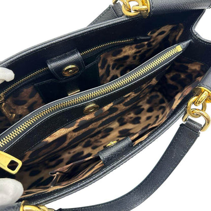 ドルチェ＆ガッバーナ サフィアーノレザー2WAYバッグ