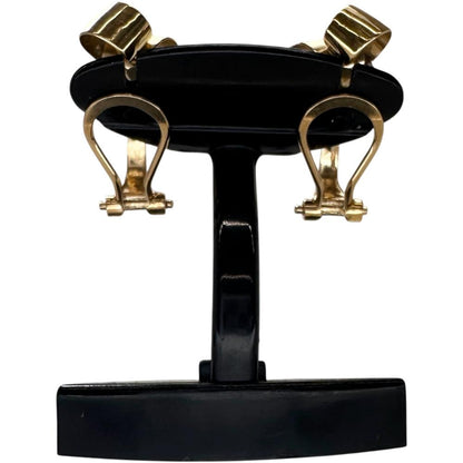 Au750 Pt900コンビデザインイヤリング