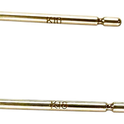 K10ゴールドブルートパーズピアス