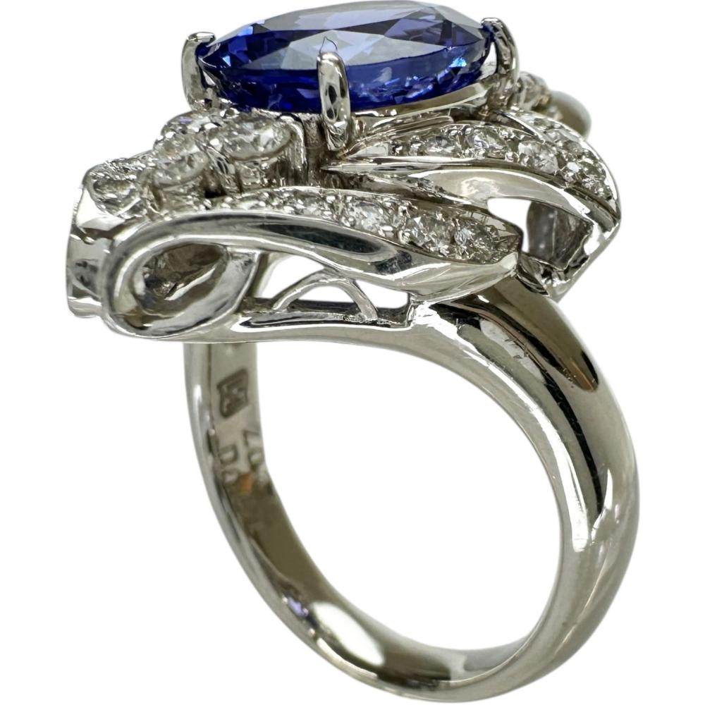 タンザナイト プラチナ リング
