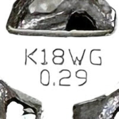 K18WG ダイヤモンド ネックレス