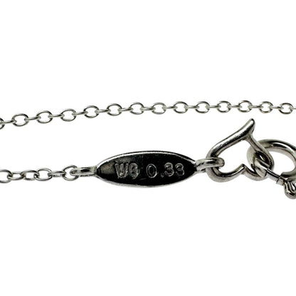 アーカー K18WG ダイヤモンド クロスネックレス