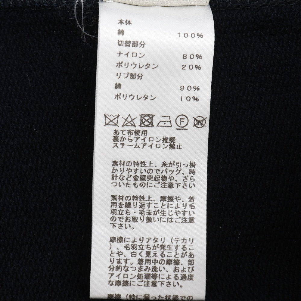 エルメス コットン半袖スウェットシャツ ブラック
