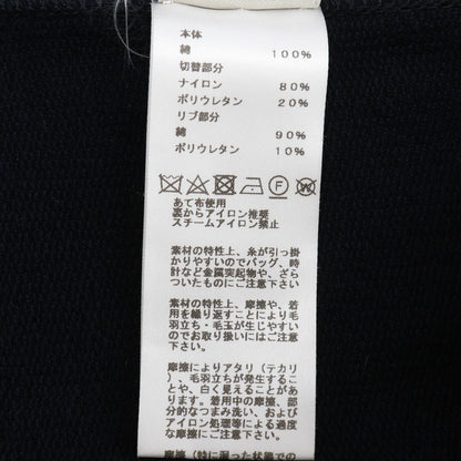 エルメス コットン半袖スウェットシャツ ブラック