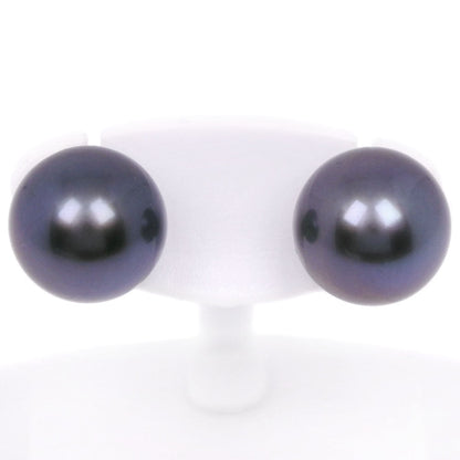 ブラック パール ピアス 10.5-10.7mm