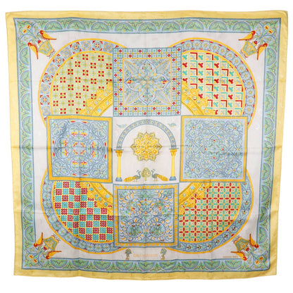 エルメス カレ90 CIELS BYZANTINS シルクスカーフ