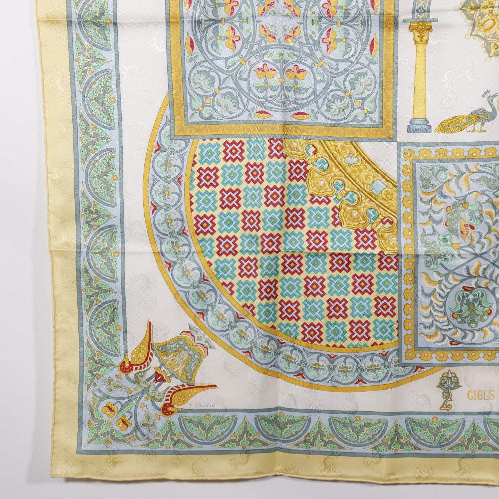 エルメス カレ90 CIELS BYZANTINS シルクスカーフ