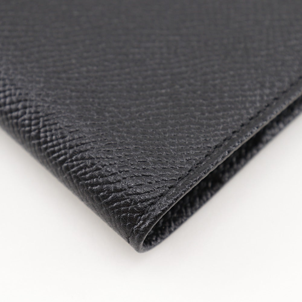 ブルガリ レザー ノートブック カバー ブラック