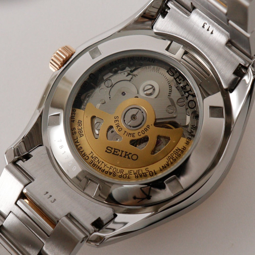 SEIKO プレザージュ ステンレス スチール メカニカル