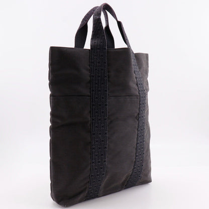 エルメス エールラインカバス ナイロンキャンバス トートバッグ