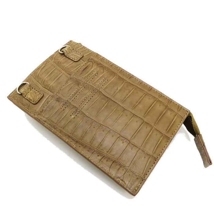 HCP マット クロコダイル 2WAY スマートフォン バッグ