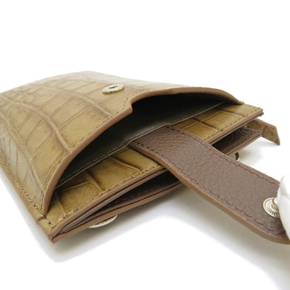 HCP マット クロコダイル 2WAY スマートフォン バッグ