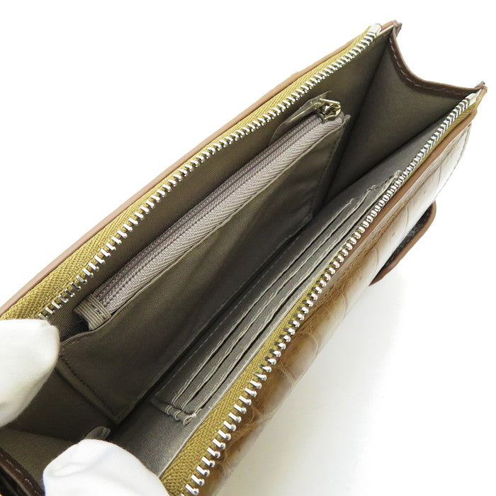 HCP マット クロコダイル 2WAY スマートフォン バッグ