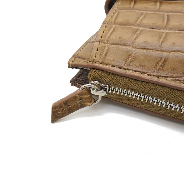 HCP マット クロコダイル 2WAY スマートフォン バッグ
