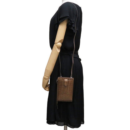 HCP マット クロコダイル 2WAY スマートフォン バッグ