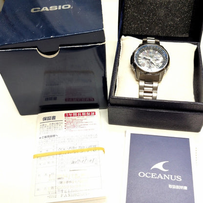 カシオ オシアナス チタン 腕時計