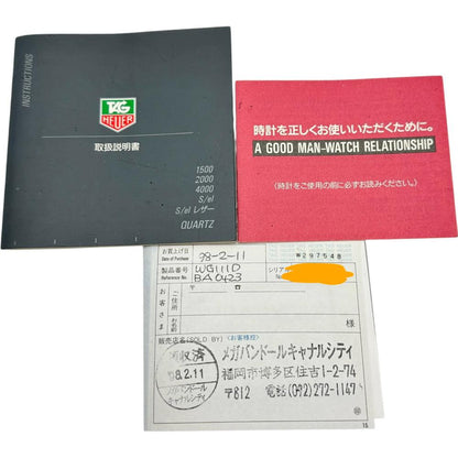 タグホイヤー プロフェッショナル ステンレススチール 腕時計