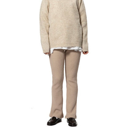 Healthknit ワッフル フレア パンツ 32004 ベージュ