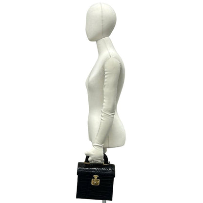 グッチ レディロック クロコダイル ハンドバッグ
