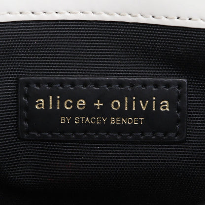 alice+olivia ステイス フェイス レザー ショルダー バッグ