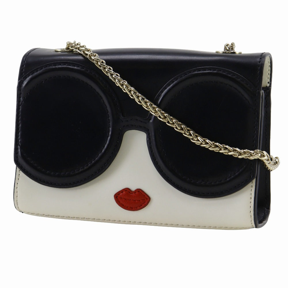 alice+olivia ステイス フェイス レザー ショルダー バッグ
