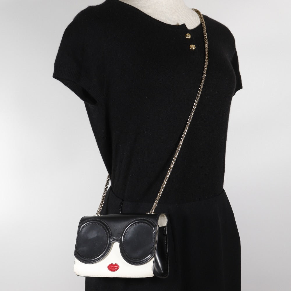 alice+olivia ステイス フェイス レザー ショルダー バッグ