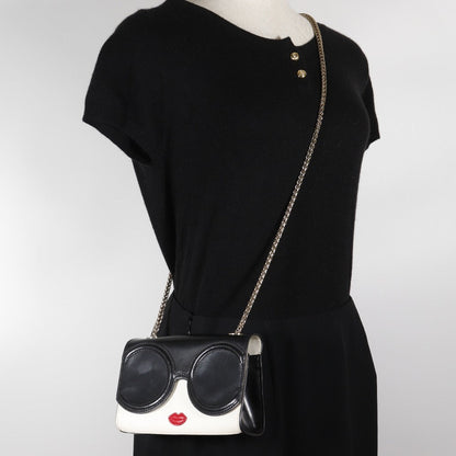 alice+olivia ステイス フェイス レザー ショルダー バッグ